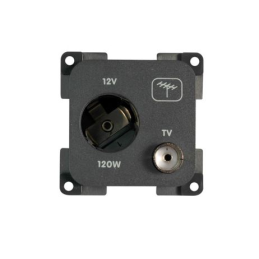 Tomada 12V AUTO   TV Cinza