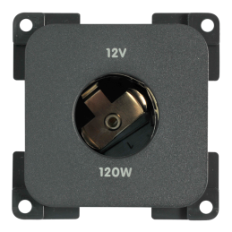 Tomada Grande 12v ISQ Cinza...