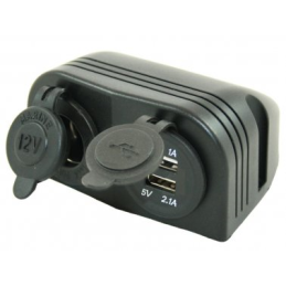 Tomada 12V com USB