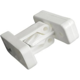 Fixador de Porta Branco  35mm 