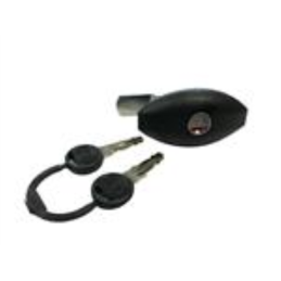 Fechadura curta PUSH Preta