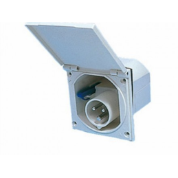 Tomada CEE Ext  220V Branca