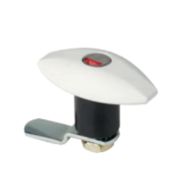 Fechadura Oval Peq Branca...