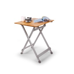 Mesa em Bambu e Alumínio